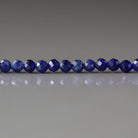 3mm Sodalite Beads ‚Äì Faceted Round Micro Gemstone 15" Strand
