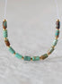 3mm Sonora Elys Turquoise Beads - Tube Micro Gemstone 4" Strand