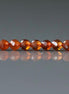 3mm Spessartine Garnet Beads – Faceted Round Micro Gemstone 15" Strand