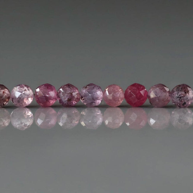 3mm Rare Sri Lanka Ruby Faceted Beads 14 PCs Genuine Small Beads Gemstone Beads for Jewelry Making July Birthstone September