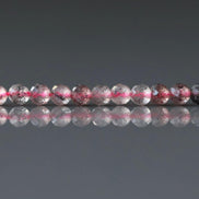 3mm Strawberry Quartz Micro Faceted Beads Genuine Quartz Beads 15