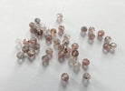 3mm Strawberry Quartz Beads – Faceted Round Micro Gemstone 15" Strand