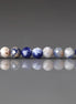 3mm Sunset Sodalite Beads ‚Äì Faceted Round Micro Gemstone 15" Strand