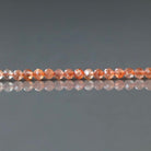3mm Sunstone Beads ‚Äì Faceted Round Micro Gemstone 15" Strand