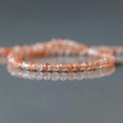 3mm Sunstone Beads ‚Äì Faceted Round Micro Gemstone 15" Strand