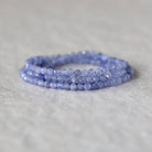 3mm Tanzanite Beads – Faceted Round Micro Gemstone 15" Strand