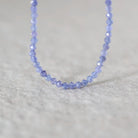 3mm Tanzanite Beads – Faceted Round Micro Gemstone 15" Strand