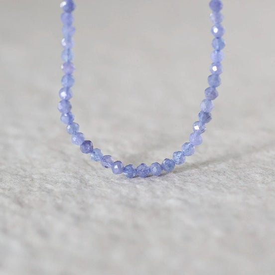 3mm Tanzanite Beads – Faceted Round Micro Gemstone 15" Strand