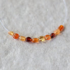 3mm Tiny Mexican Fire Opal Nugget Beads Oval Smooth Natural Opal Beads for DIY Jewelry Making Earrings Pendant Necklace