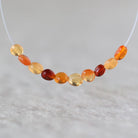 3mm Tiny Mexican Fire Opal Nugget Beads Oval Smooth Natural Opal Beads for DIY Jewelry Making Earrings Pendant Necklace