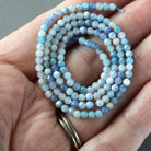 3mm Trolleite Beads ‚Äì Faceted Round Micro Gemstone 15" Strand