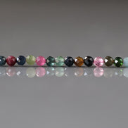 3mm Watermelon Tourmaline Faceted Beads 15