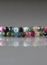 3mm Watermelon Tourmaline Beads - Faceted Round Micro Gemstone 15" Strand
