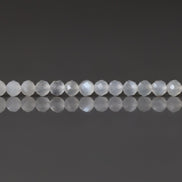 3mm AAA White Moonstone Faceted Beads 15