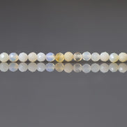 3mm Yellow Opal Beads 15