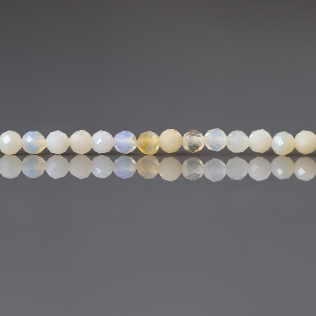 3mm Yellow Opal Beads 15" Opal Genuine Gemstone Beads Natural Opal for Jewelry Making Beading Craft Gift Beads October birthstone