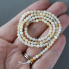 3mm Yellow Opal Beads ‚Äì Smooth Round Micro Gemstone 15" Strand