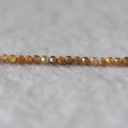 3mm Yellow Sapphire Micro Faceted Beads Genuine Small Beads 15