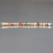 3mm Natural Zircon Faceted Beads Genuine AAA Zircon 2