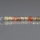 3mm Zircon Beads – Faceted Round Micro Gemstone 2" Strand