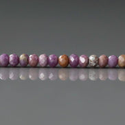 3mm Phosphosiderite Beads 3x2mm Micro Faceted Rondele Beads 15