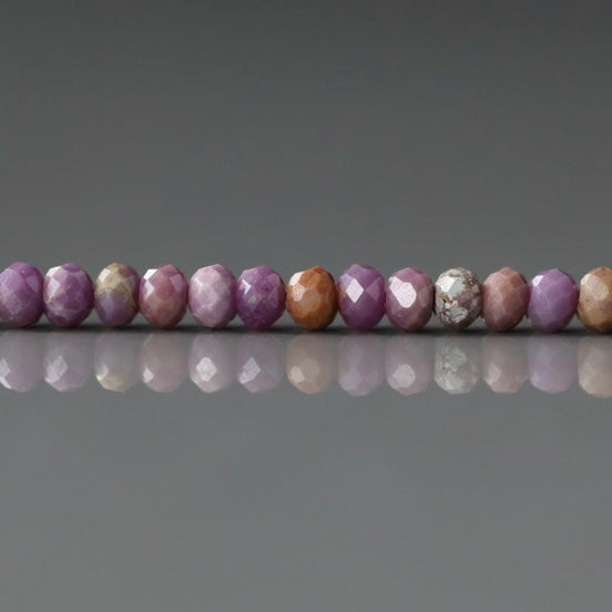 3mm Phosphosiderite Beads 3x2mm Micro Faceted Rondele Beads 15" Gemstone Beads Beading Crafter Gift DIY Jewelry Making