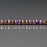 3mm Phosphosiderite Beads 3x2mm Micro Faceted Rondele Beads 15