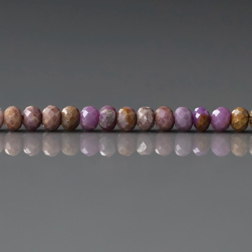 3mm Phosphosiderite Beads 3x2mm Micro Faceted Rondele Beads 15" Gemstone Beads Beading Crafter Gift DIY Jewelry Making