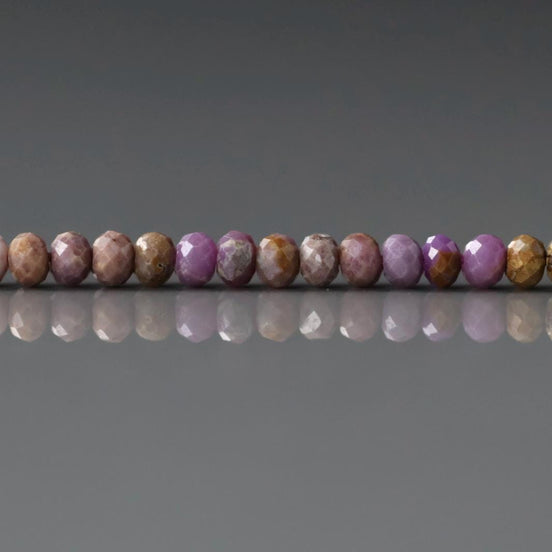 3mm Phosphosiderite Beads 3x2mm Micro Faceted Rondele Beads 15" Gemstone Beads Beading Crafter Gift DIY Jewelry Making