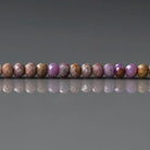 3x2mm Phosphosiderite Beads – Faceted Rondelle Micro Gemstone 15" Strand