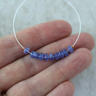 4.5mm 5mm AAA Tanzanite Beads Rondelle Smooth Superb 10 Pcs Natural Gemstone for DIY Jewelry Making