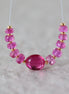 4.5mm 5mm Hot Pink Padparadscha Sapphire Beads Rondelle Faceted 10 PCs Gemstone for DIY Jewelry Making Supplies