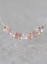 4.5mm 5mm Natural Imperial Topaz Rondelle Beads Faceted Pink Topaz Yellow 10 Pcs Natural Gemstone Beads for Jewelry Making Earrings