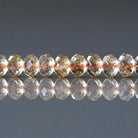 4.5mm AAA Citrine Beads - Faceted Rondelle Natural Gemstone 15" Strand