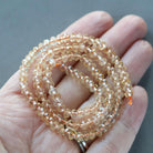 4.5mm AAA Citrine Beads - Faceted Rondelle Natural Gemstone 15" Strand