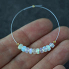4.5mm AAA Ethiopian Opal Beads - Faceted Rondelle Natural Gemstone