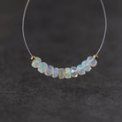 4.5mm AAA Ethiopian Opal Beads - Faceted Rondelle Natural Gemstone