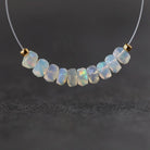 4.5mm AAA Ethiopian Opal Beads - Faceted Rondelle Natural Gemstone