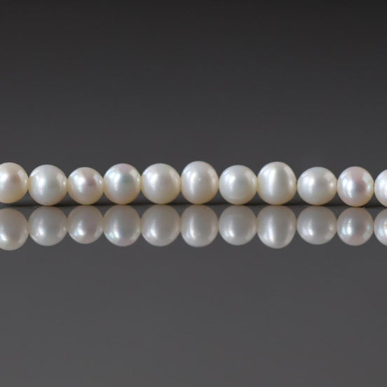 4.5mm AAAAA Freshwater Pearl Beads Potato Pearls White Baroque 12 Beads Beading Crafter Gift June Birthstone DIY Jewelry