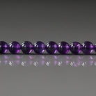 4.5mm Amethyst Beads ‚Äì Smooth Round Natural Gemstone 15" Strand