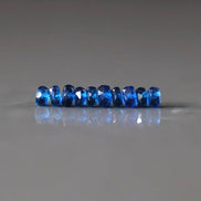 4.5mm Blue Sapphire Beads Rondelle 10 PCs Faceted Genuine Gemstone Beads Jewelry Making Gift September Birthstone