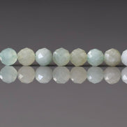 4.5mm Burma Jade Beads Faceted 15