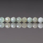 4.5mm Burma Jade Beads Faceted 15