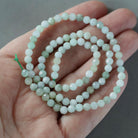 4.5mm Burma Jade Beads ‚Äì Faceted Round Natural Gemstone 15" Strand