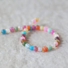4.5mm Disco Opal Beads Multi Colors Opals Colorful Smooth Round 6” for DIY Jewelry Making Earrings Pendant