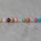 4.5mm Disco Opal Beads Multi Colors Opals Colorful Smooth Round 6” for DIY Jewelry Making Earrings Pendant