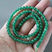 4.5mm Natural Fuchsite Beads Smooth Genuine Small Emerald Green Beads 15