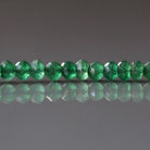 4-5mm Green Aventurine Beads - Faceted Rondelle Natural Gemstone 6.5" Strand
