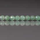 4.5mm Green Aventurine Beads ‚Äì Faceted Round Natural Gemstone 15" Strand