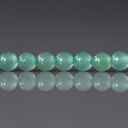 4.5mm AAA Green Aventurine Smooth Beads 15
